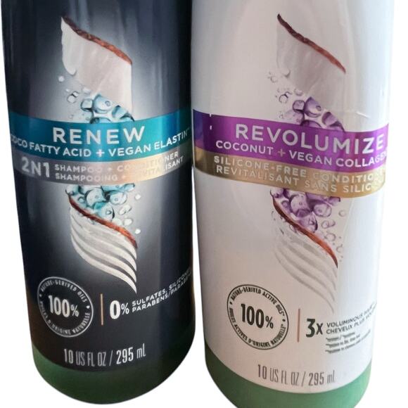 x2 Dove Men Real Bio-Mimetic Care Renew 2-in-1 Shampoo Conditioner Revolumize - Picture 2 of 5